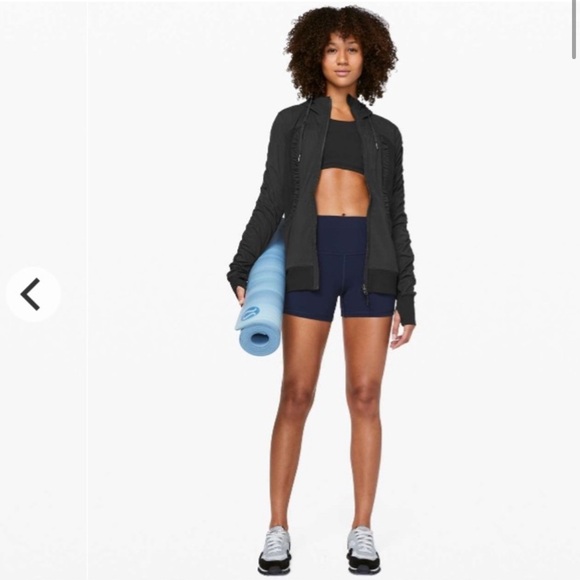 Lululemon Black Dance Studio Reversible Full Zip Hooded Jacket - Picture 2 of 11